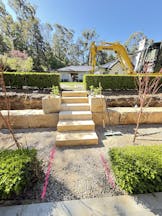 Block Retaining Walls in Ellis Lane