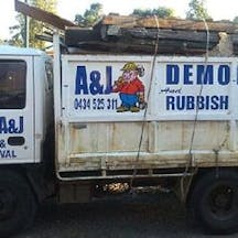 Logo of A & J Demolition & Rubbish Removal