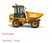 4t - 6t Site Dumpers and Front Tippers for Hire