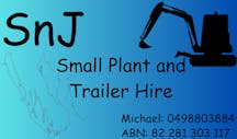 Logo of S n J small plant and trailer hire