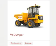 7t - 10t Site Dumpers and Front Tippers for Hire