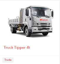 Bogie Drive up to 12t Tipper for Hire