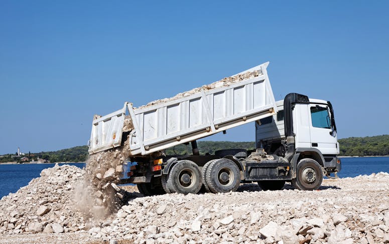 Track Mounted Dump Truck