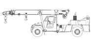 21t - 50t SWL Non Slewing Mobile Crane for Hire