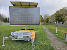 Variable Message Board for Hire in Brookfield