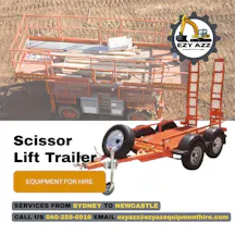 Under 4m Height Electric Scissor Lift for Hire