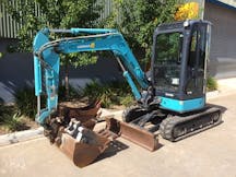 Micro Excavator for Hire in Shepparton
