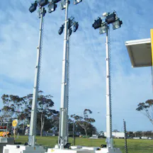 Trailer Mounted Lighting Towers for Hire