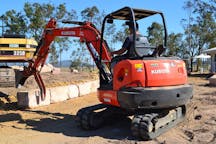 Micro Excavator for Hire in Crabbes Creek