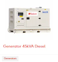 Under 50 KVA Diesel Generator for Hire