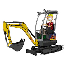 Track Mounted Excavator for Hire in Orange