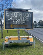 Variable Message Board for Hire in Eynesbury
