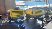 300 - 500 CFM Diesel Compressor for Hire