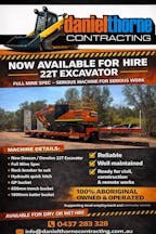 20t - 30t Track Mounted Excavator for Hire