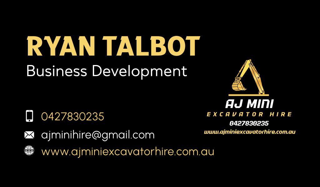 Logo of AJ Mini Excavator Hire