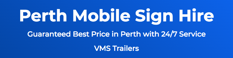 Logo of Perth Mobile VMS Hire