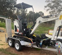 Micro Excavator for Hire in Waroona