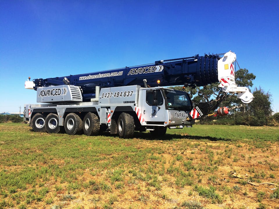 Advanced Cranes and Rigging machinery for hire across Australia