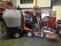Small or Ride On Street Sweeper for Hire in Townsend