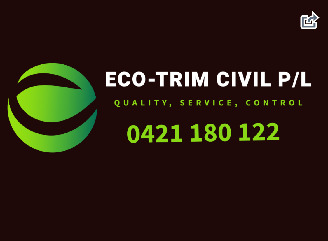 Logo of Eco-Trim Civil Pty Ltd
