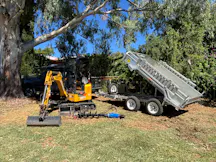 Mini Excavator for Hire in Gunnedah
