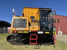 Over 10t Track Mounted Dump Truck for Hire