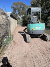 Micro Excavator for Hire in Gunnedah