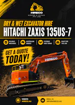 12t - 15t Track Mounted Excavator for Hire