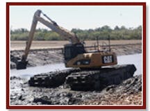 Amphibious Excavator for Hire in Kwinana Beach