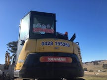 Micro Excavator for Hire in Kelso