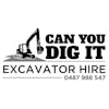 Logo of Can You Dig It Excavator Hire