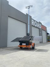 Solar Powered Lighting Tower for Hire in Burleigh Heads