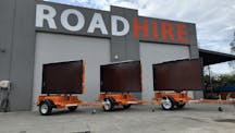 Variable Message Board for Hire in Burleigh Heads