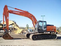 Track Mounted Excavator for Hire in Rural View