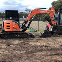 Micro Excavator for Hire in Trinity Park