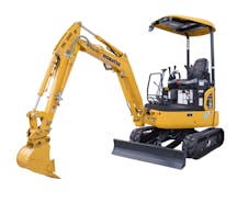 Mini Excavator for Hire in Terranora