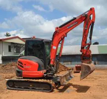 Micro Excavator for Hire in Innisfail