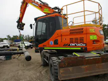 10t - 20t Wheel Mounted Excavator for Hire