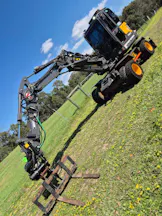 Under 10t Wheel Mounted Excavator for Hire