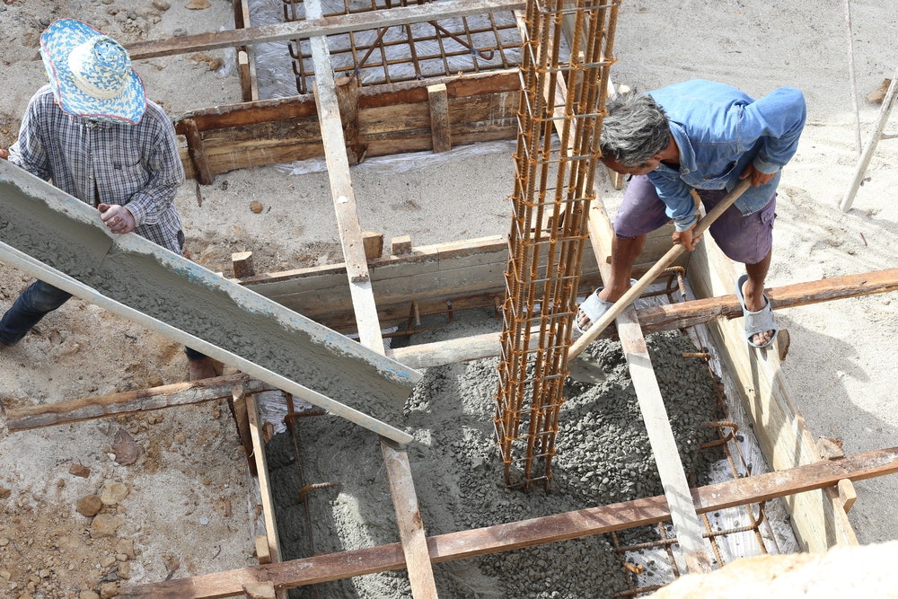 Concrete footings