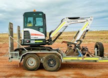 Mini Excavator for Hire in Karratha Industrial Estate