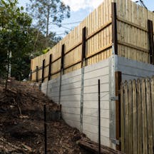Concrete Sleeper Walls in Shailer Park