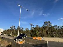 Solar Powered Lighting Tower for Hire in Ironbark