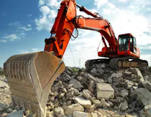 Demolition in St Marys