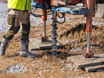 Test Drilling in Wrights Creek