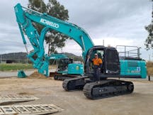 Excavation in Jerilderie