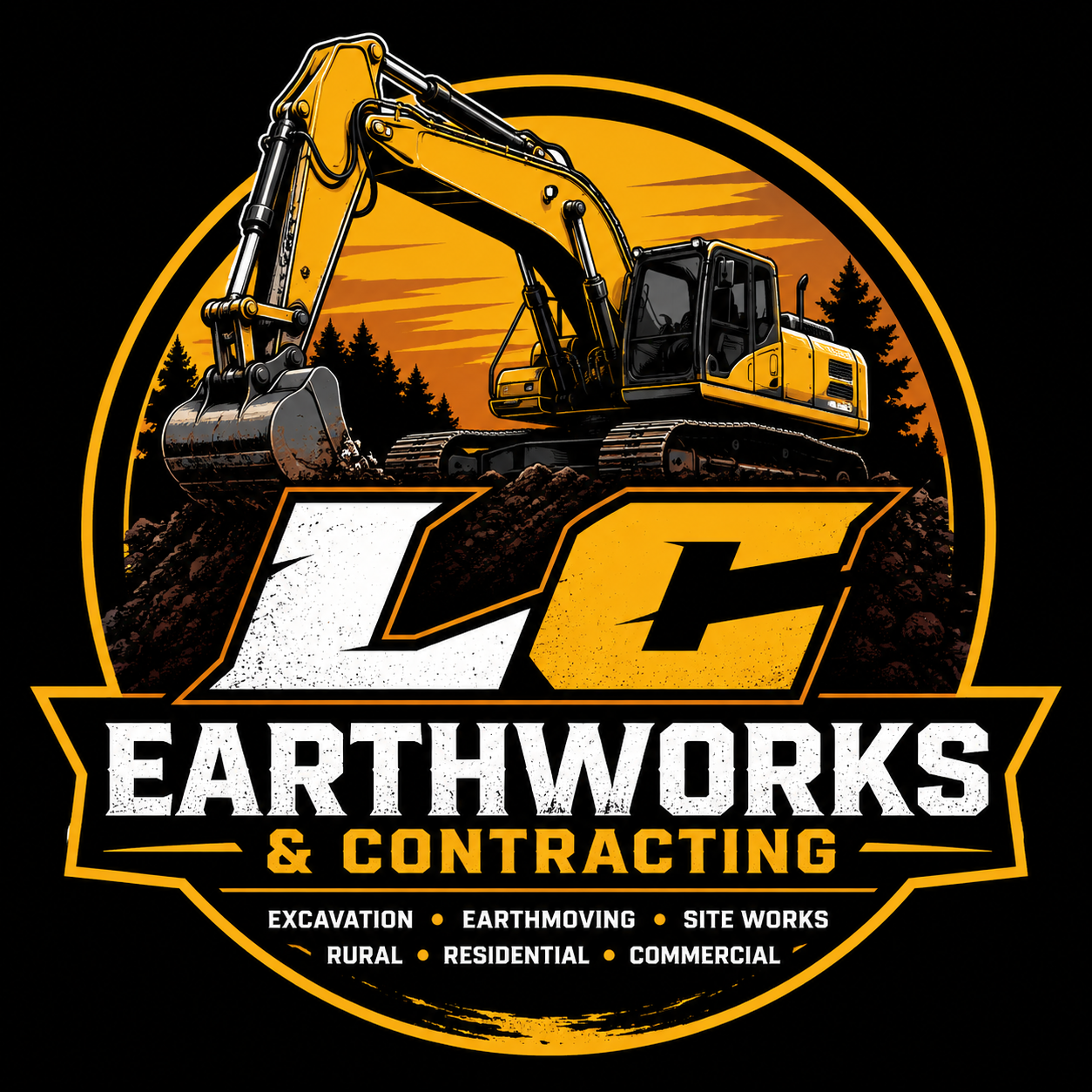 Logo of LC Earthworks & Contracting