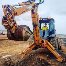 Over 10t 4x4 Backhoe for Hire