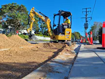 Micro Excavator for Hire in Coffs Harbour