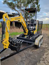 Micro Excavator for Hire in North Bourke